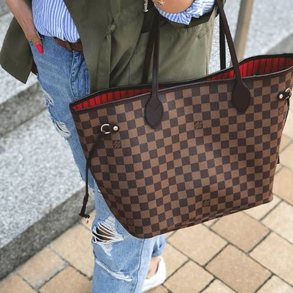 💎✨LIKE NEW✨💎 Louis Vuitton Damier Ebene Neverfull MM - Picture 1 of 15